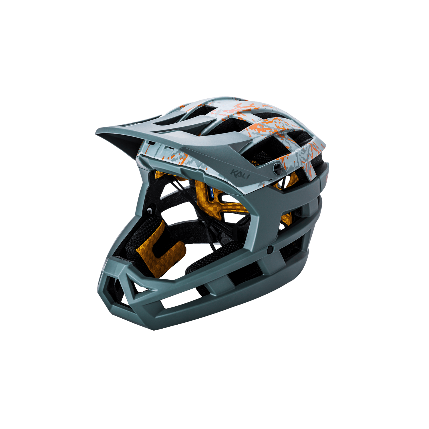 Kali Protectives Bike - Enduro - Invader 2 0 XS-M / Frag - Khaki/Orange Invader 2.0
