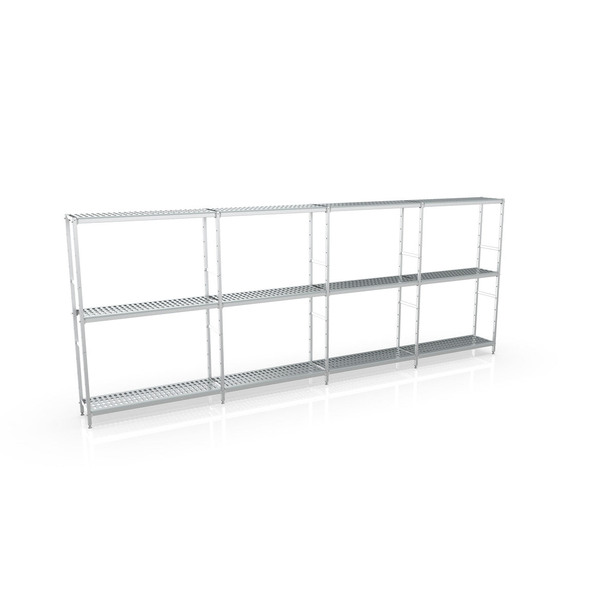 Rayonnage linéaire 6395x1670x400 3 niv - L178 - CODIGEL