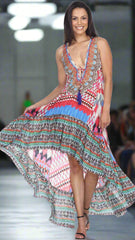 High Low Dresses Resort Beach Boho Casual Summer Evening Vestido Dress Vacation Travel Bohemian - Wholesale Wholesale La Moda Clothings