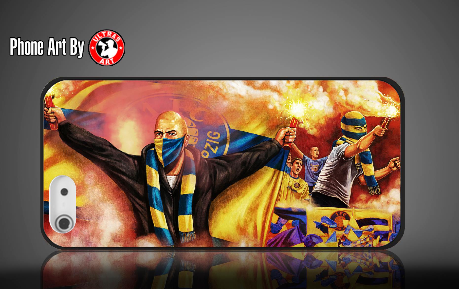 (Silikon) LOK Handyhülle - Ultras Art