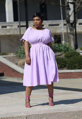 Garden Party | Lilac Midi Dress