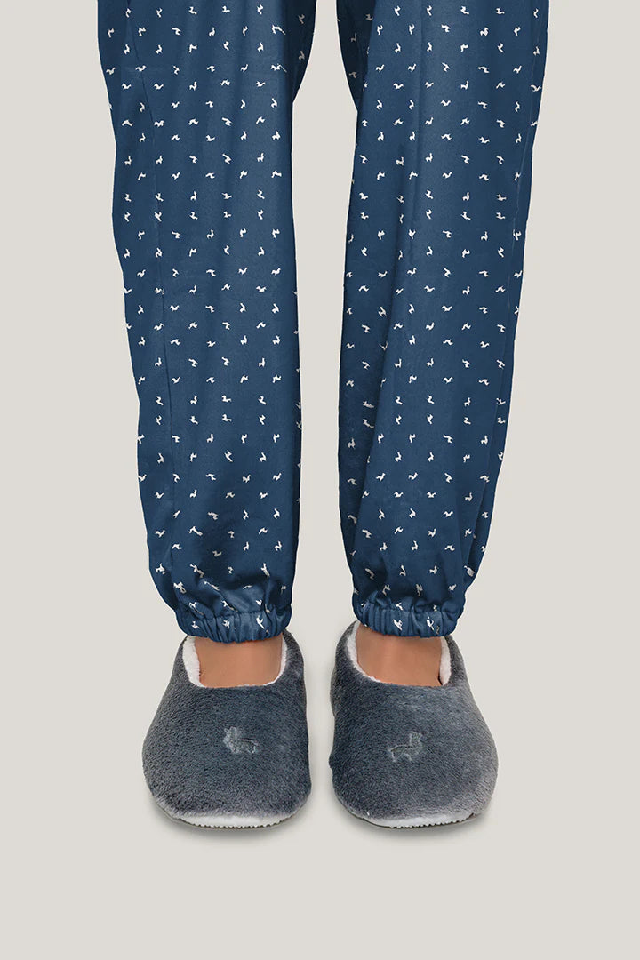 Pantalón Mujer Llamas azul oscuro PD