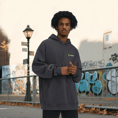 loose fit heavyweight fleece hoodie