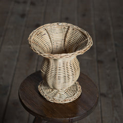 MAHE HOMEWARE - RATTAN VASE OLYMPIA -  SMALL