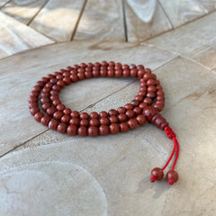 6.5mm Red Jasper Mala Prayer Beads