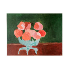 Alecia Koenigsberger | Orange Pink Zinnias