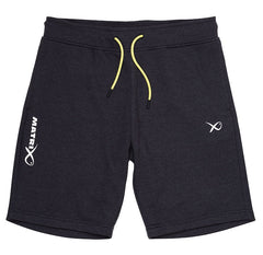 Minimal Black Marl Jogger Shorts