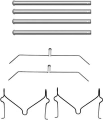 MBA1701 Brake Pad Accessory Fitting Kit Full Set Front Axle MBA1701 Mintex