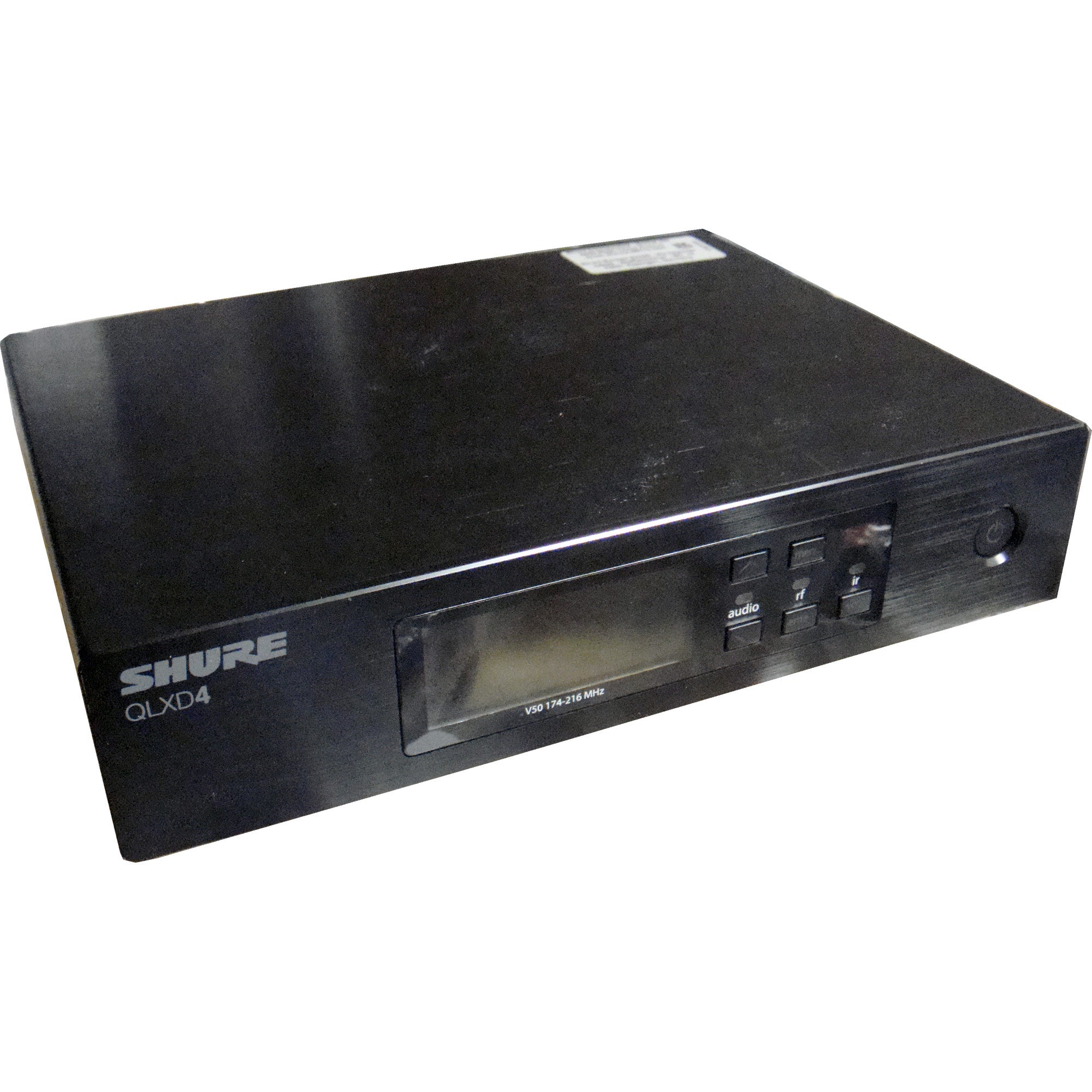 Shure QLXD4 Wireless Receiver (V50 Band - 174-216 MHz) B-Stock 1