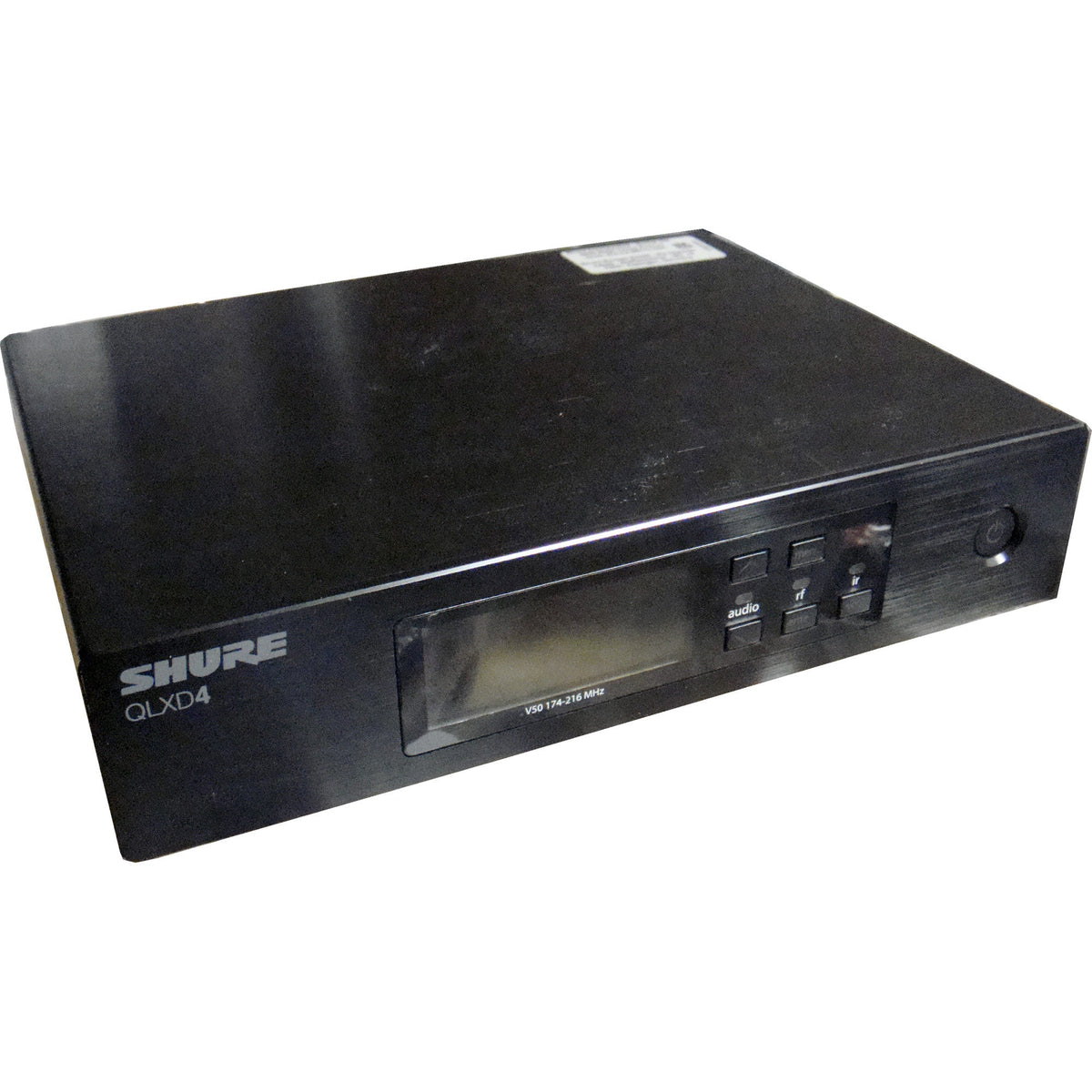 Shure QLXD4 Wireless Receiver (V50 Band - 174-216 MHz) B-Stock 1