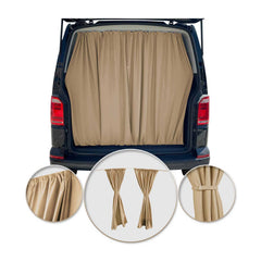 Maß Gardinen Sonnenschutz für Citroen Jumper H2 Heckklappe Vorhänge Beige