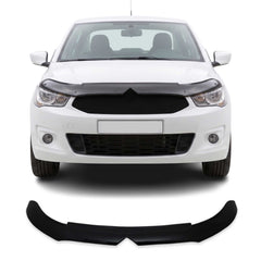 Deflecteurs d'air capot de voiture pour Citroen C-Elysee 2012-2024 Berline Noir