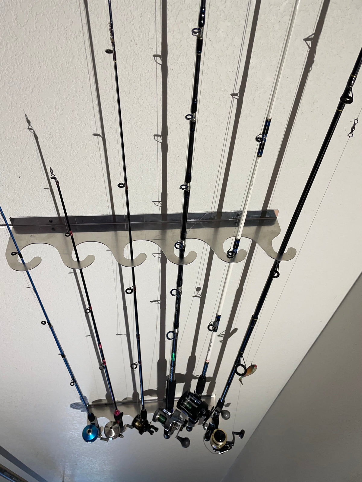 Metal Fishing Rod Holder - Decor - Copperlab