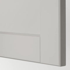 Ikea METOD - High cabinet with shelves, white/Lerhyttan light grey, 60x60x140 cm