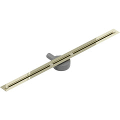 Mexen Flat 360° Super Slim Roterende Linjeavløp 100 Cm Gull