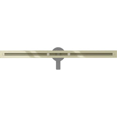 Mexen Flat 360° Super Slim Roterende Linjeavløp 100 Cm Gull