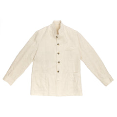 Shirt-Jacket "Mandarin-Teba" made of Irish Linen by Spence Bryson