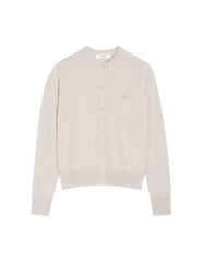 Cardigan Patch Baby Fox en laine - Marble
