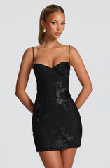 Nefertiti Mini Dress - Black Dress Babyboo Fashion Premium Exclusive Design