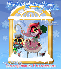 {Madelezabeth X IDP} Hazbin Frosted Window Pins [PRE-ORDER]