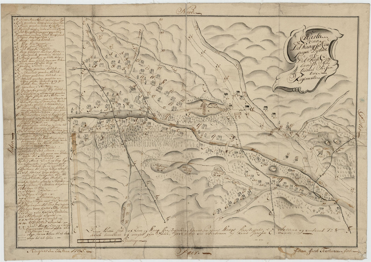 Kartblad 54: Carth over det Waagesche Compagnie District: Oppland