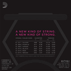 D’Addario NYXL0942 Nickel Wound Super Light Electric Guitar Strings 9-42
