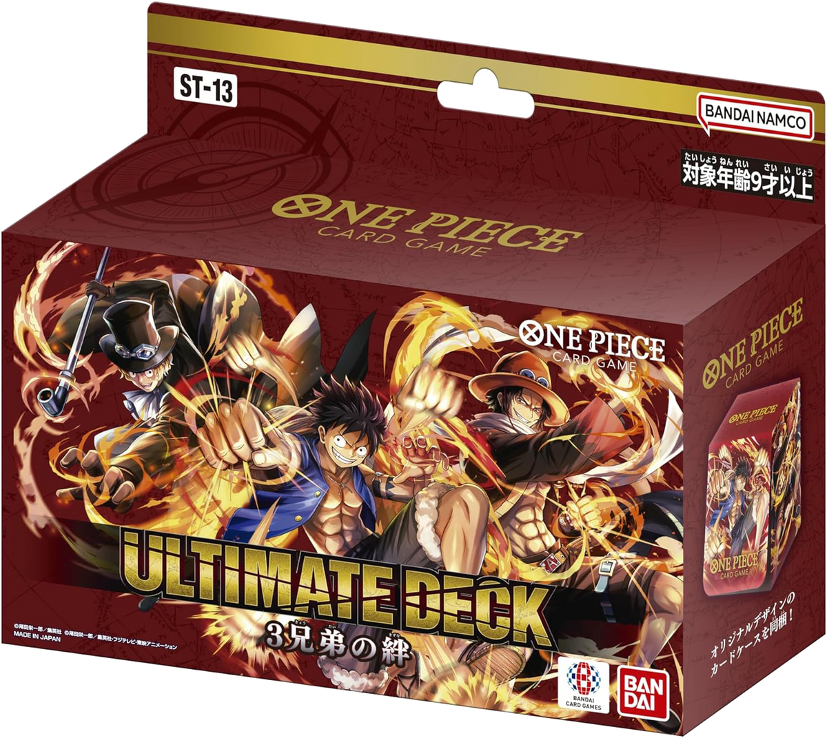 One Piece Card Game - [OP-ST13] 3 Brothers' Bond Japanese Ultimate Deck