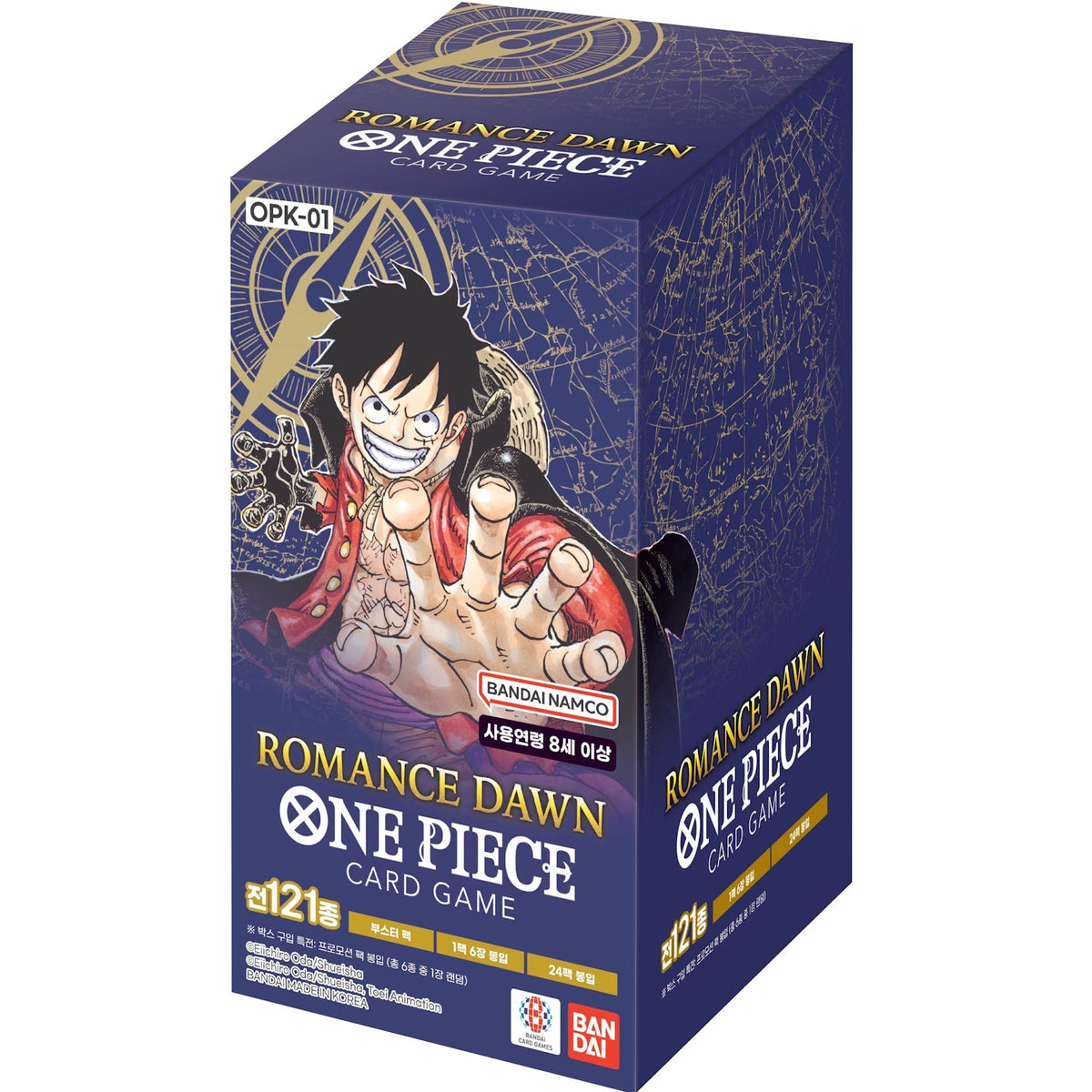 One Piece TCG: Romance Dawn Booster Box [OPK-01] - Korean Card Game Bandai Namco