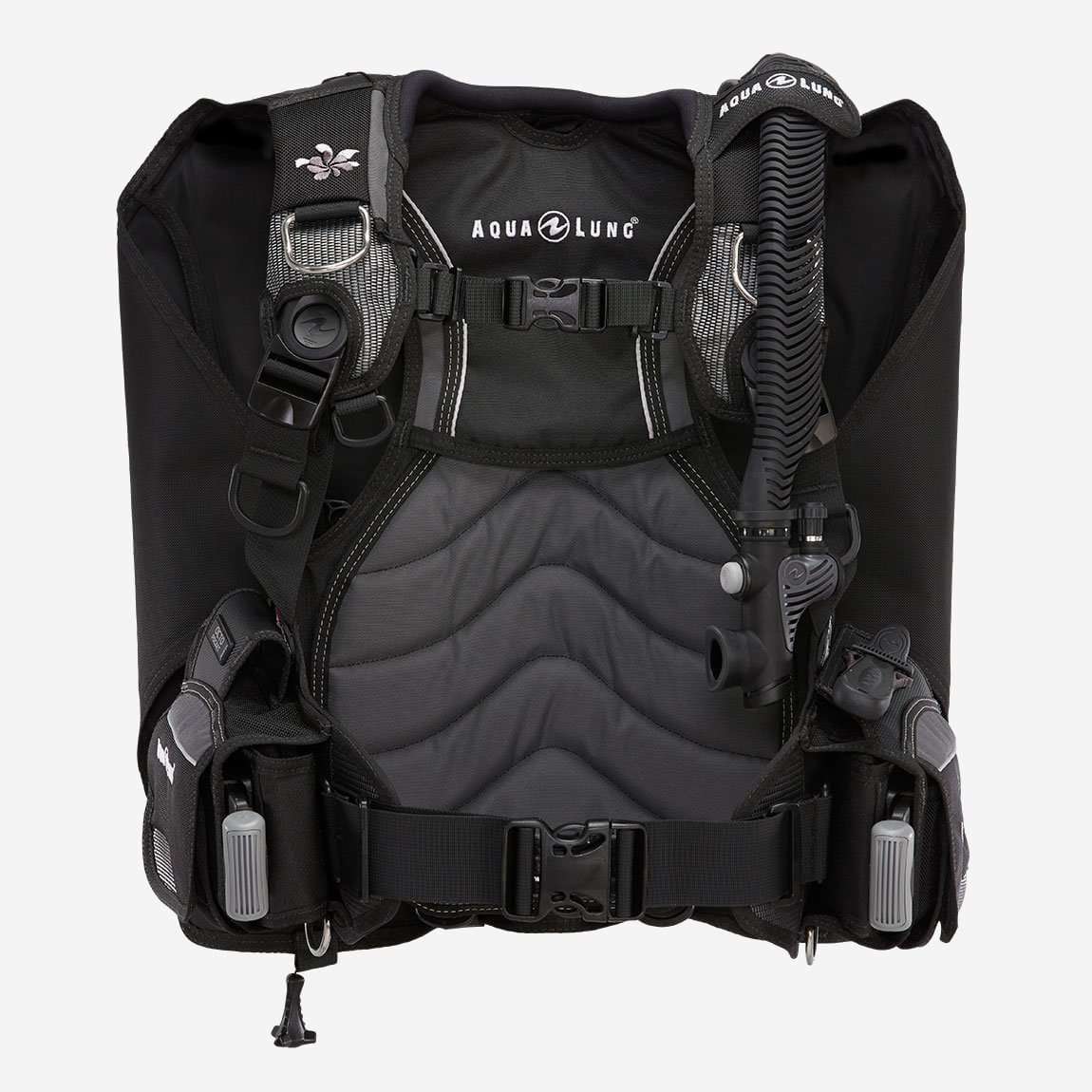 Aqualung Lotus Women's Dive BCD Black/Charcoal-Black/Grey-XS/S-