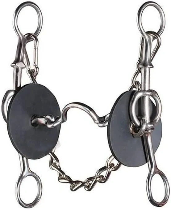 Professional's Choice Professional Elevation Gag Medium Port Bit - Hooves and Paws