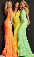 Jovani Long Sexy Sequin Mermaid Formal Prom Dress