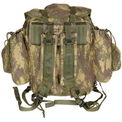 Original Turkish Military 40L Backpack Adjustable Shoulder Straps M2008 Camo - GoMilitar