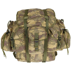 Original Turkish Military 40L Backpack Adjustable Shoulder Straps M2008 Camo - GoMilitar