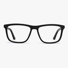 Oslo Black rectangular black-frame glasses
