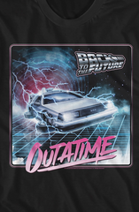 OUTATIME Lightning Storm Back To The Future T-Shirt
