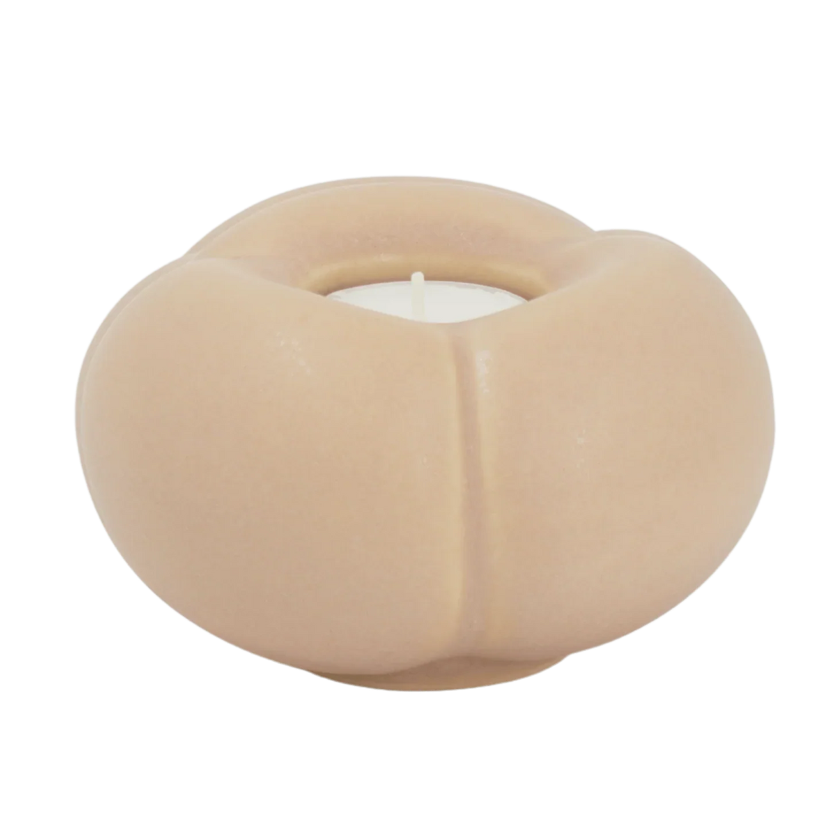 Värmeljusstake FRÖHUS RUND, soft blush