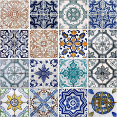 Waschbeckenrückwand Patchwork