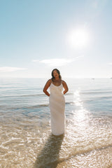 Petal and Pup USA DRESSES Ciao Ruffles Maxi Dress - Cloud White