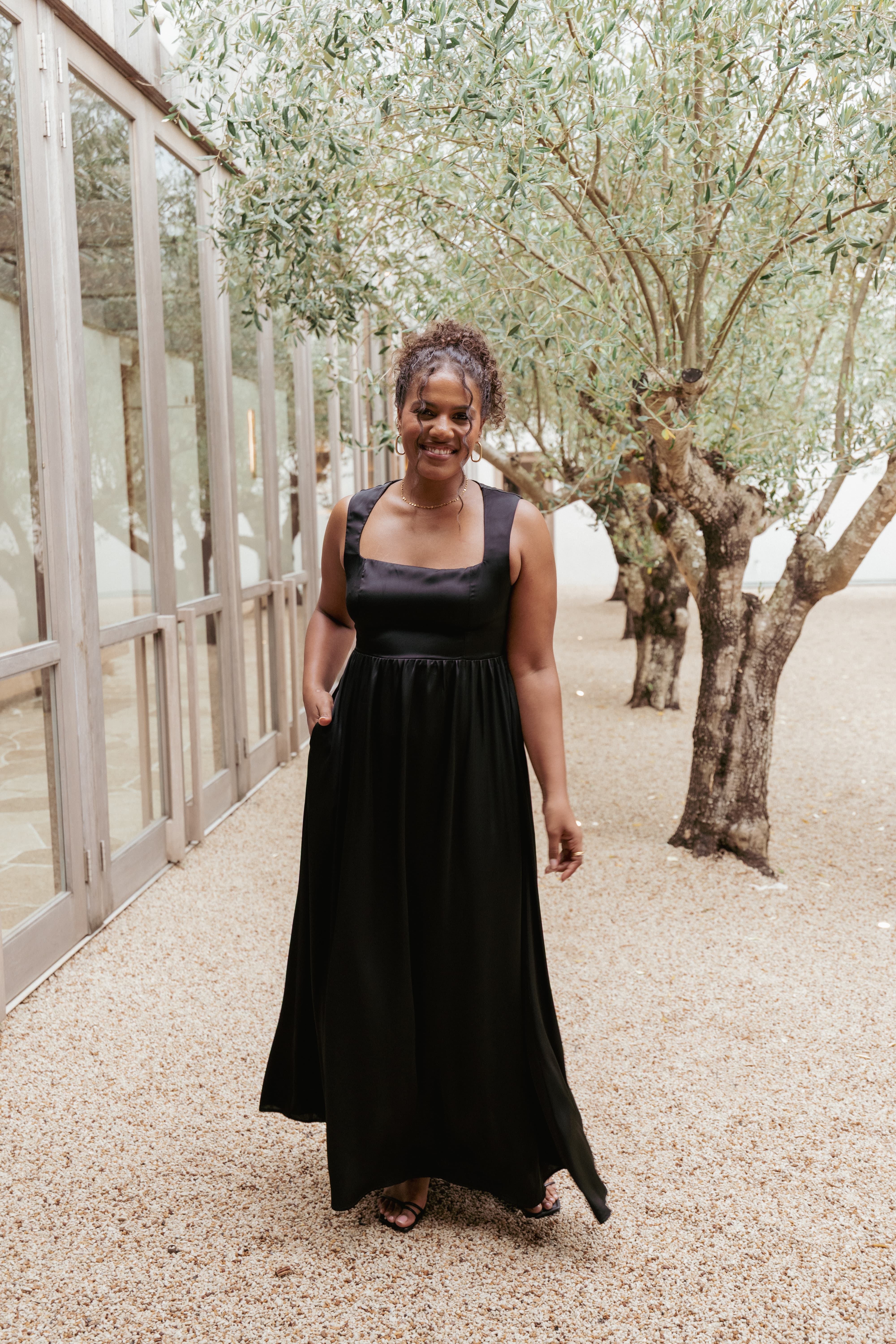 Petal and Pup USA DRESSES Elania Maxi Dress - Black