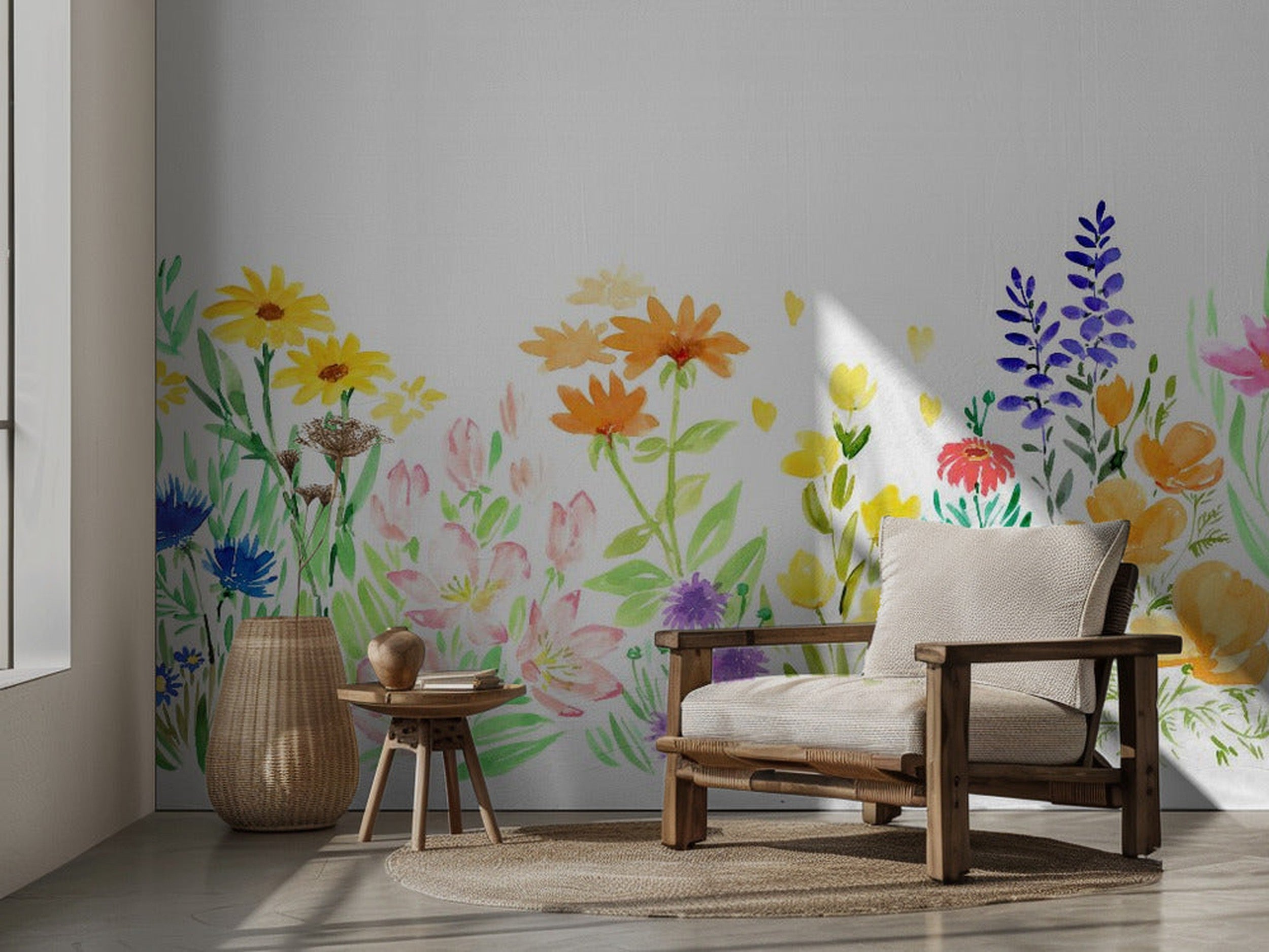 Konst Watercolor wildflowers – kvalitetsprodukt för ett vackrare och mer hållbart hem