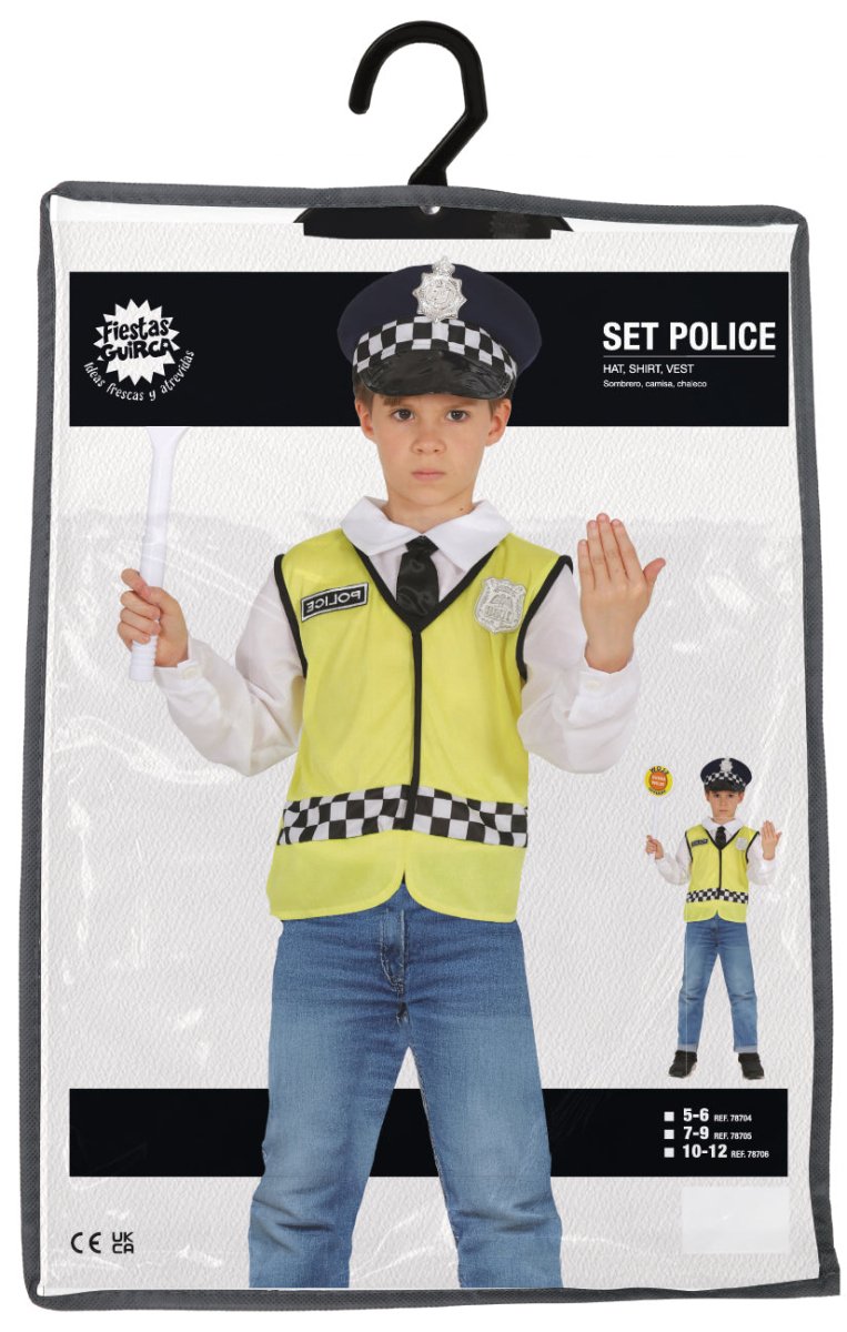 Politie Pak Kind 3 delig van Fiestas Guirca koop je bij Partywinkel