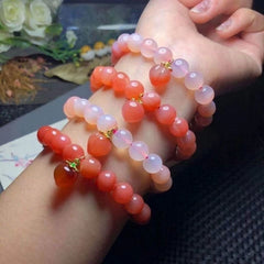 Jade Peach Garden 蟠桃會 (Handweave Custom Bracelet)