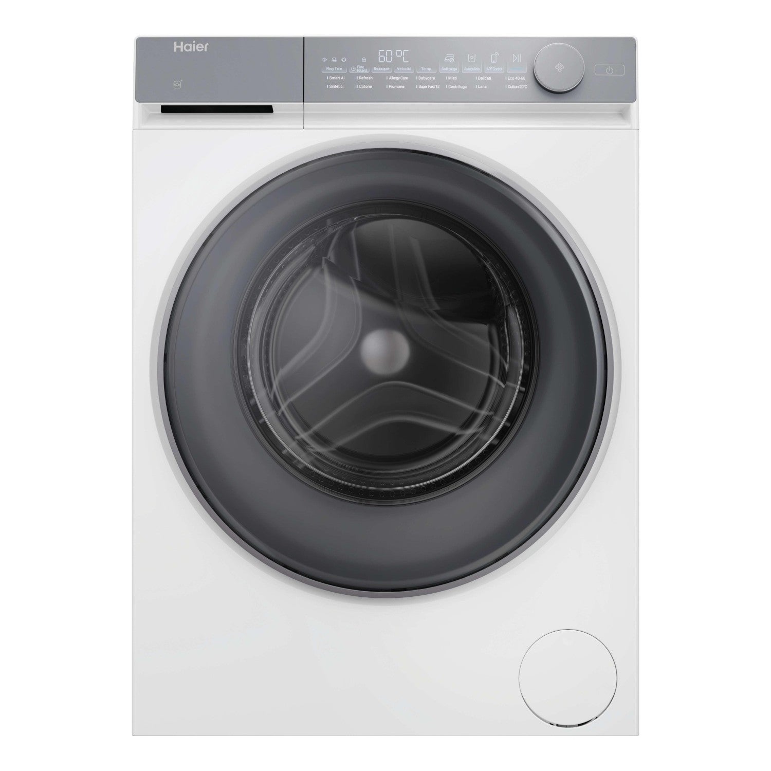 Haier Lavatrice a Carica Frontale HW90-B14367TU1 X Serie 7 9 kg 1400 Giri/min Classe A Wi-Fi Vapore Bianco