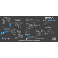 ProMat - Sig Sauer® P320 Instructional Gun Mat - Cerus Gear