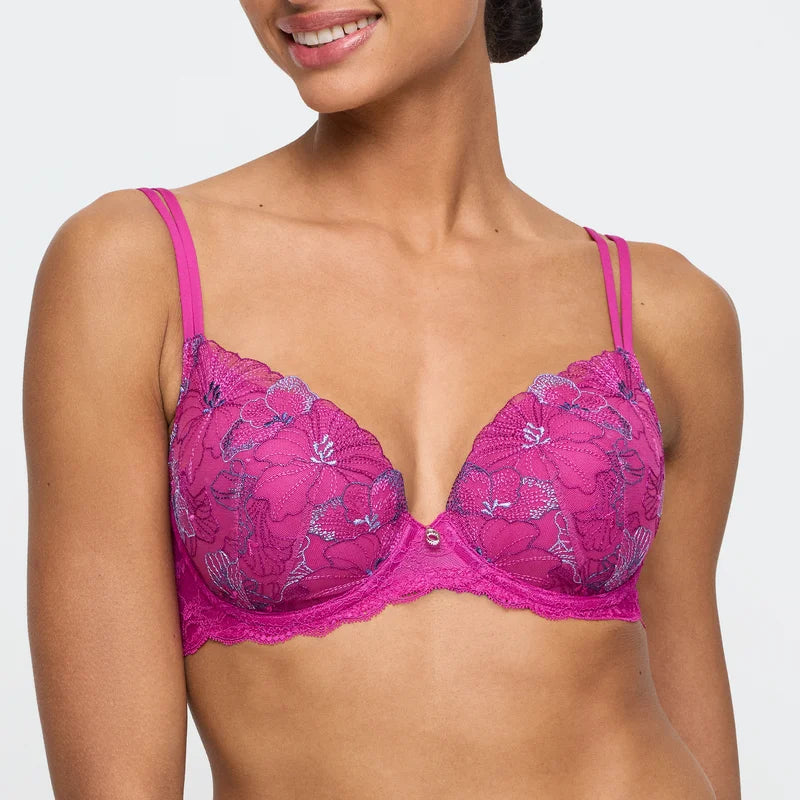 Marie Jo - Noemy Soutien-gorge rembourré en forme de cœur Fuchsia Fiesta