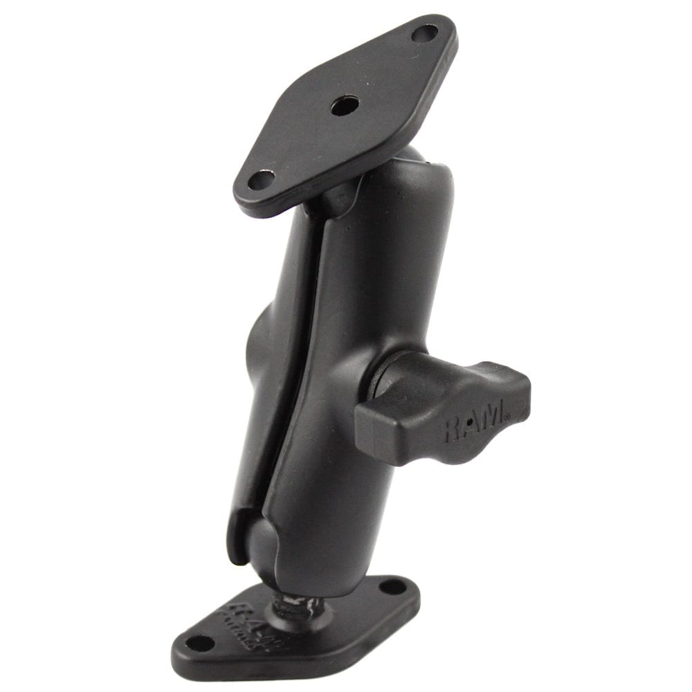 RAM Mount 1" Diameter Ball Mount w/2 Diamond Bases [RAM - B - 102U], Surface Mount, RAM Mounting Systems, , , at Festive Water Paddlesports