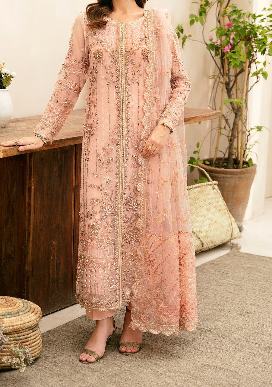 Ramsha Pakistani Luxury Organza Dress - db26839