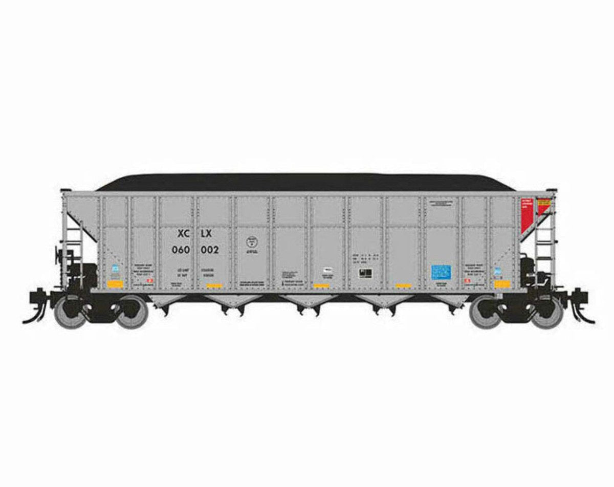 Rapido HO Scale Xcel Energy XCLX AutoFlood III RD Coal Hopper Single 2 - 169041A - Fusion Scale Hobbies