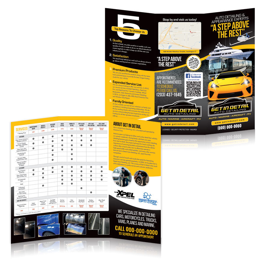 Custom Tri-Fold Brochure