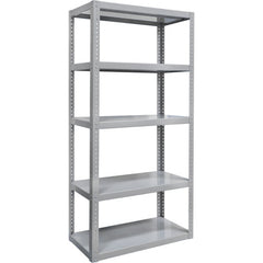 Étagère robuste, Acier, Boulonné, Capacité 3000 lb, 36" la x 72" h x 24" p - RN775